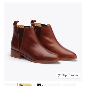 Nisolo Chelsea boots brandy